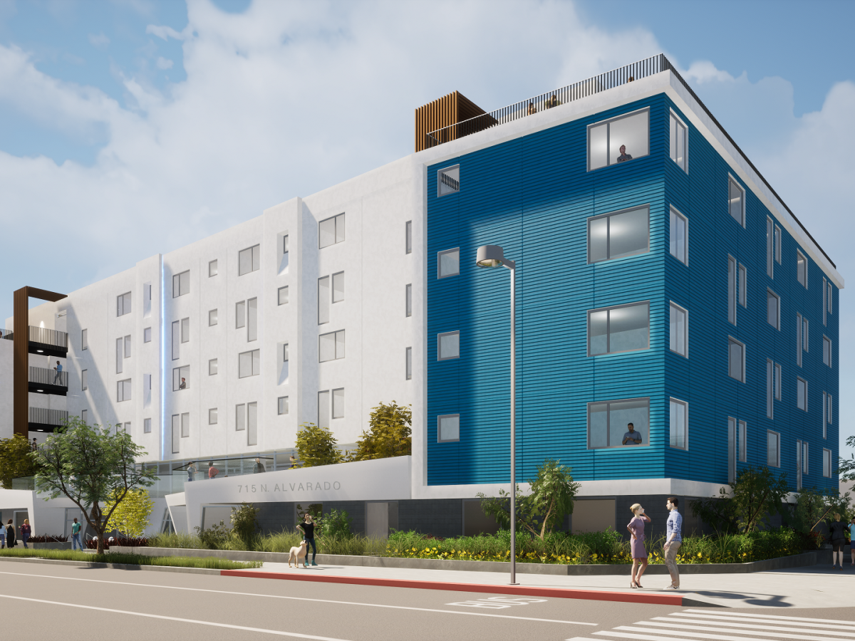 Affordable housing unwrapped at 707 N. Alvarado St. in Echo Park
